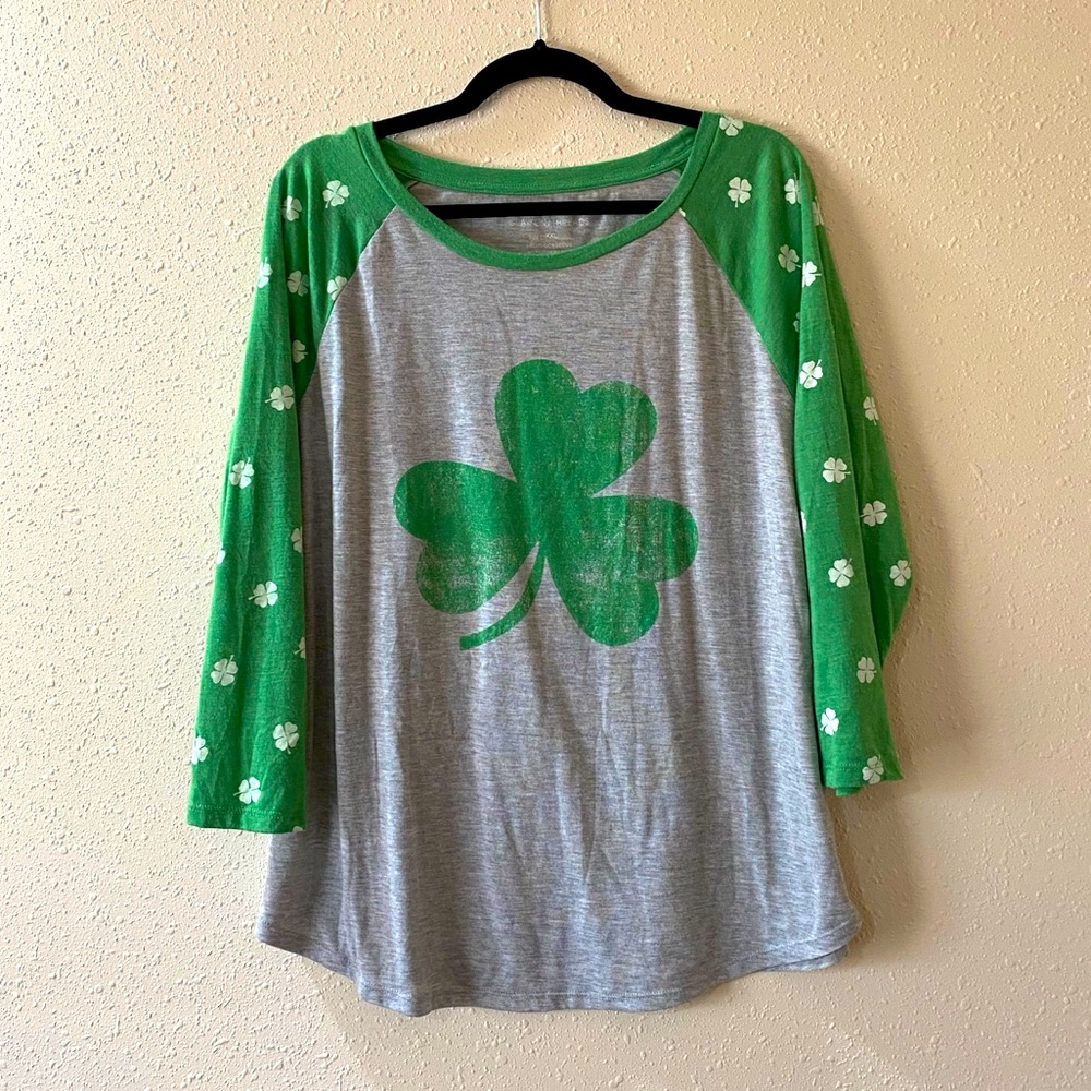 ❌SOLD❌Grayson Threads Shamrock Baseball Tee XXL - Picture 1 of 7